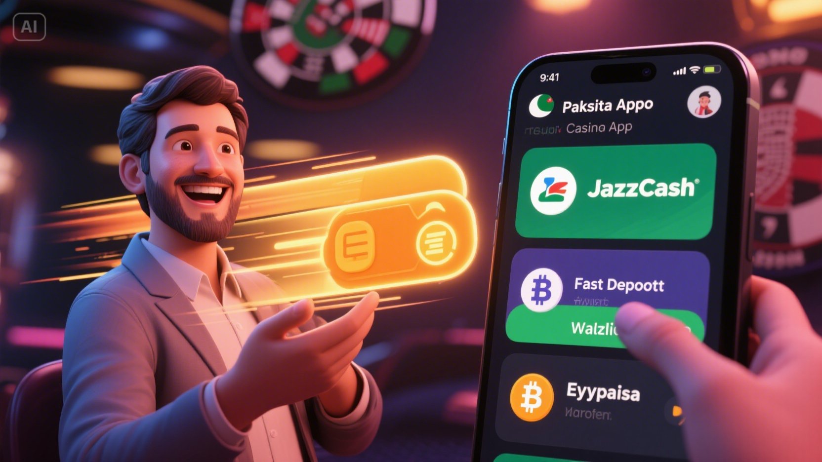 Stelario CasinoJoin today and receive 200% bonus instantly on your first recharge! Pakistani users can play safely, win real PKR, and cash out their rewards through JazzCash or local bank transfer anytime.